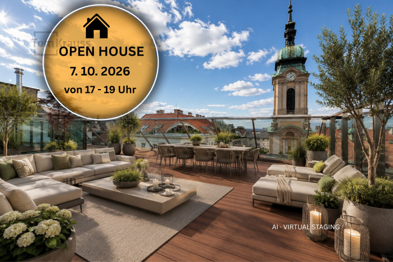 Wohnung - 1020, Wien - GOLDENER PFAU | ÜBER DEN DÄCHERN DES KARMELITERVIERTELS - EIN PENTHOUSE FÜR BESONDERE ANSPRÜCHE