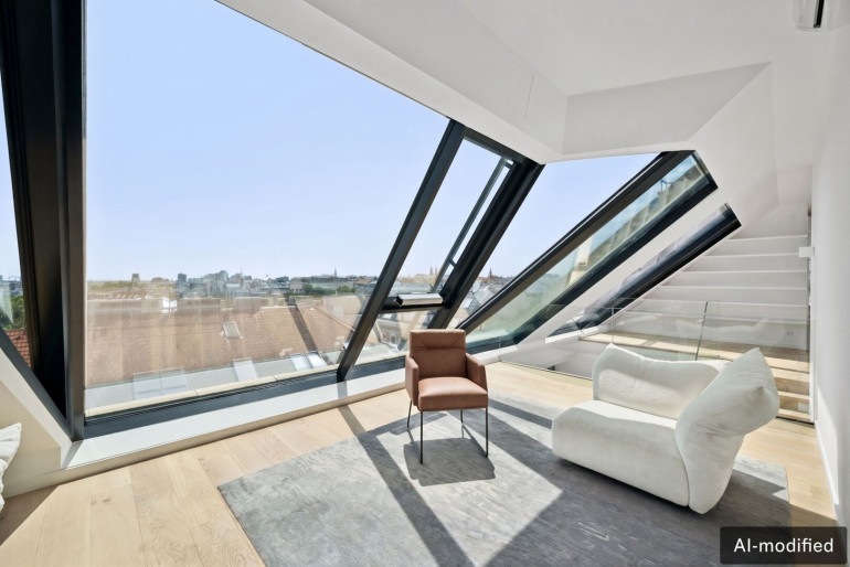 Wohnung - 1090, Wien - Ein architektonisches Statement im 9. Bezirk - Dachgeschoss-Wohnung mit atemberaubendem Ausblick
