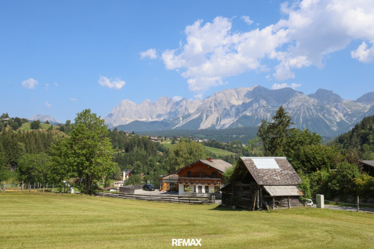 Grundstück - 8971, Rohrmoos - Atemberaubendes Panorama. Exklusives Baugrundstück mit unverbauten Blick auf das Dachsteinmassiv!