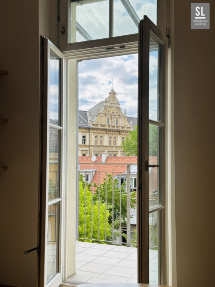 Wohnung - 8010, Graz,03.Bez.:Geidorf - Charmantes Studierenden-Wohn-Nest mit großem überdachten Balkon und TG Platz