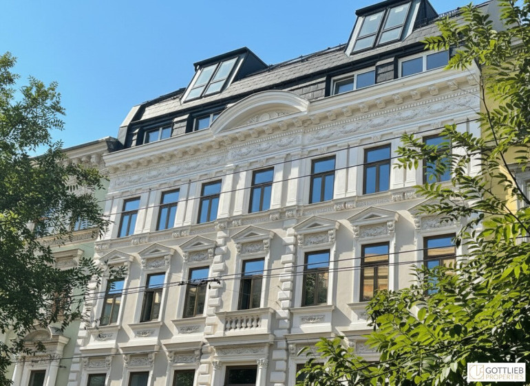 Wohnung - 1160, Wien - Erstbezug in U-Bahn-Nähe! Liebevoll generalsanierte 3-Zimmer-Wohnung mit Terrasse in Gründerzeithaus