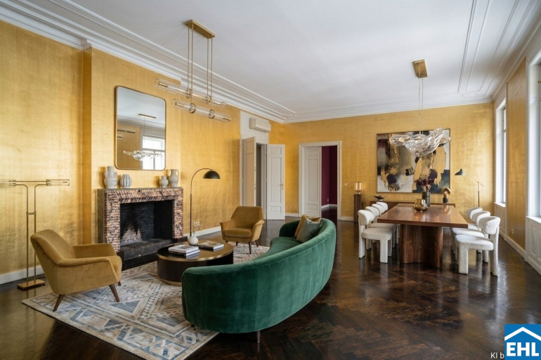 Wohnung - 1040, Wien - Prachtvolle Altbauwohnung in Wiener Bestlage mit Blick auf die französische Botschaft