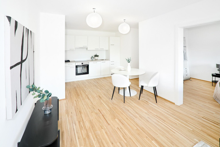 Wohnung - 1210, Wien - FLO07 | südwestliche 2-Zimmer-Wohnung mit hervorragendem Grundriss und Loggia an der Alten Donau | Besichtigung am 06.07. (Anmeldung notwendig)