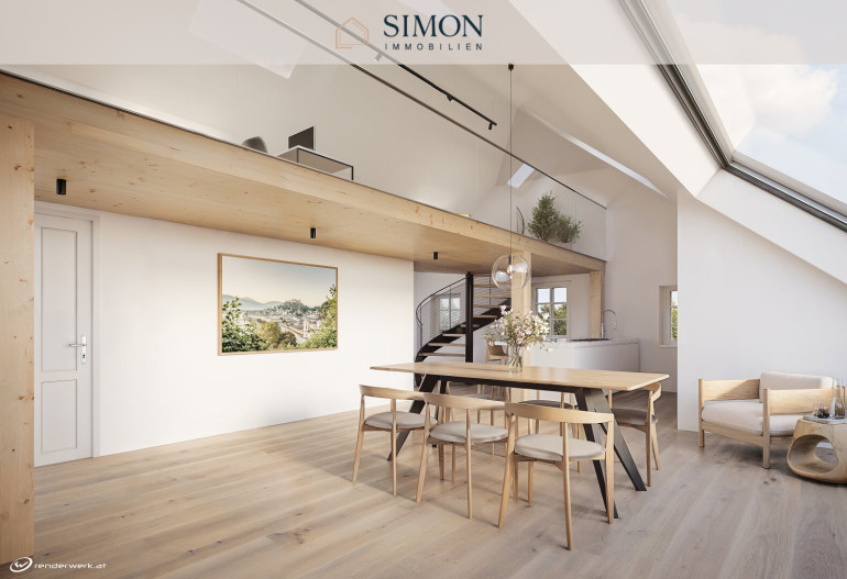 Wohnung - 5020, Salzburg - Exklusive 4-Zimmer-Maisonettewohnung im historischen Feyerlhof