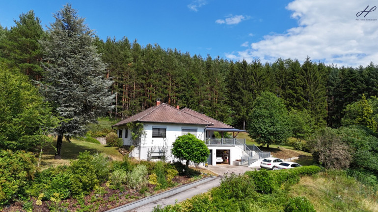 Haus - 7371, Oberrabnitz - Exklusiver Bungalow in Alleinlage mit eigenem Wald, traumhaftem Fernblick und absoluter Privatsphäre