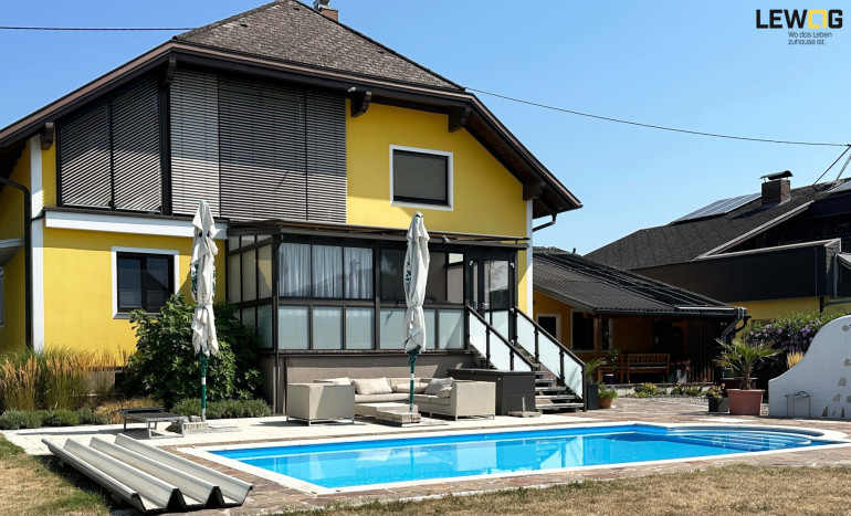 Haus - 4030, Linz - Generationenhaus mit Pool und zwei Wohneinheiten