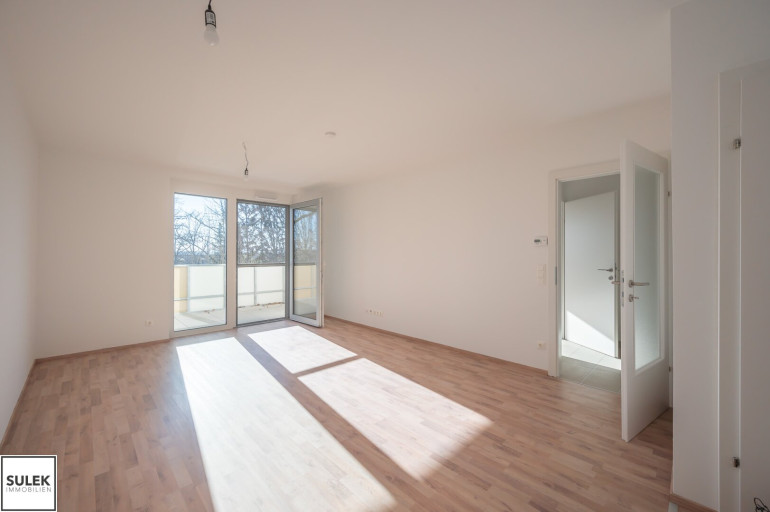 Wohnung - 7000, Eisenstadt - Perfekt geschnittene 2 Zimmer Wohnung mit sonnigem Balkon - ERSTBEZUG nahe Bahnhof Eisenstadt!