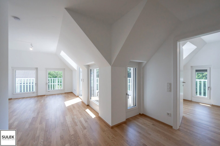 Wohnung - 1140, Wien - Erstbezug nahe U4 in Grünlage: klimatisierte 3 Zimmer DG-Wohnung mit Süd-Ost-Balkon | Rondelle XIV - Top 12