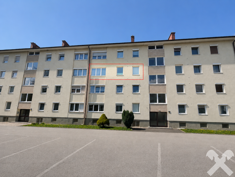Wohnung - 8605, Kapfenberg - Anlegerwohnung mit vorhandenem Mieter   in ruhiger Siedlungslage in Kapfenberg-Walfersam
