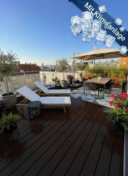 Wohnung - 1190, Wien - Luxuriöses, klimatisiertes Penthouse in edler Wohnhausanlage mit Pool, Fitnessbereich und Concierge-Service.