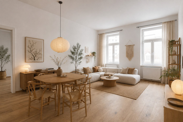 Wohnung - 1020, Wien - Altbau-Erstbezug in Bestlage | Großzügige 3-Zimmer-Wohnung mit Loggia