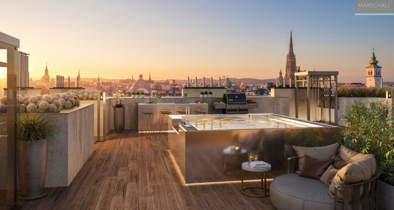 Wohnung - 1010, Wien - Großzügiges Luxus-Penthouse mit hauseigenem Weinkeller