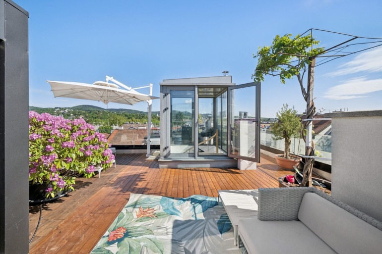 Wohnung - 1190, Wien - 360°-Panoramablick: Exklusive Dachgeschossmaisonette mit großer Terrasse