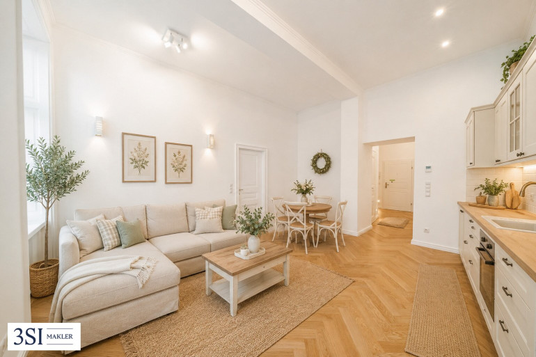 Wohnung - 1030, Wien - Altbaucharme trifft modernen Erstbezug – 2-Zimmer-Wohnung im 3. Bezirk