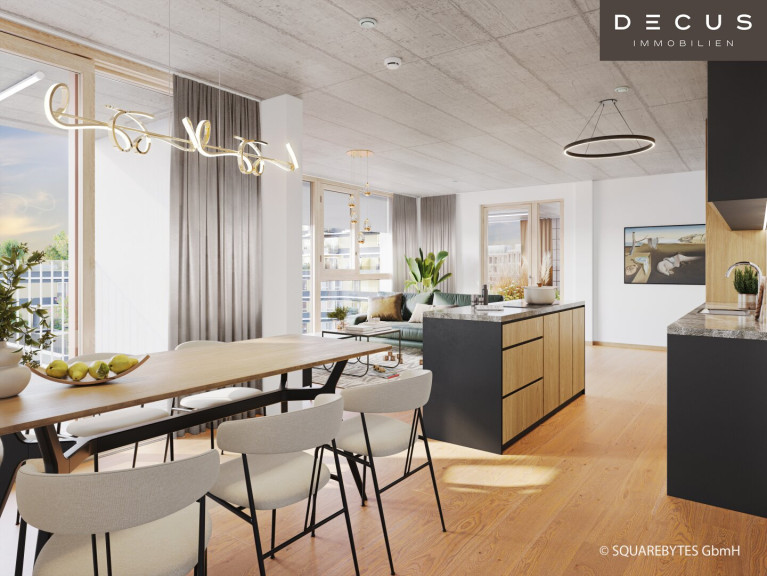 Wohnung - 1030, Wien - HELLE 2 ZIMMER |GROSSER BALKON | UNIKAT FÜR FREIGEISTER | ANLEGER | BF 14B | VILLAGE IM DRITTEN | FERTIGSTELLUNG 2027