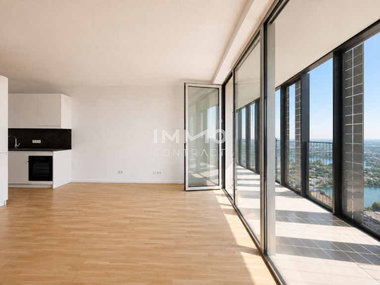 Wohnung - 1220, Wien - Wohnen über Wien: U1 Donauinsel - DC2 Tower 37. Etage