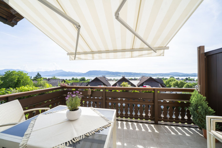 Wohnung - 4852, Weyregg am Attersee - Stilvolle Dachgeschoßwohnung | See- & Gebirgsblick