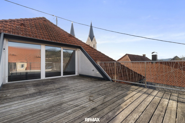 Wohnung - 9433, St. Andrä - Besonderes Wohnambiente mit sonniger Dachterrasse: Exklusive Maisonette-Wohnung zur Miete im Zentrum von St. Andrä