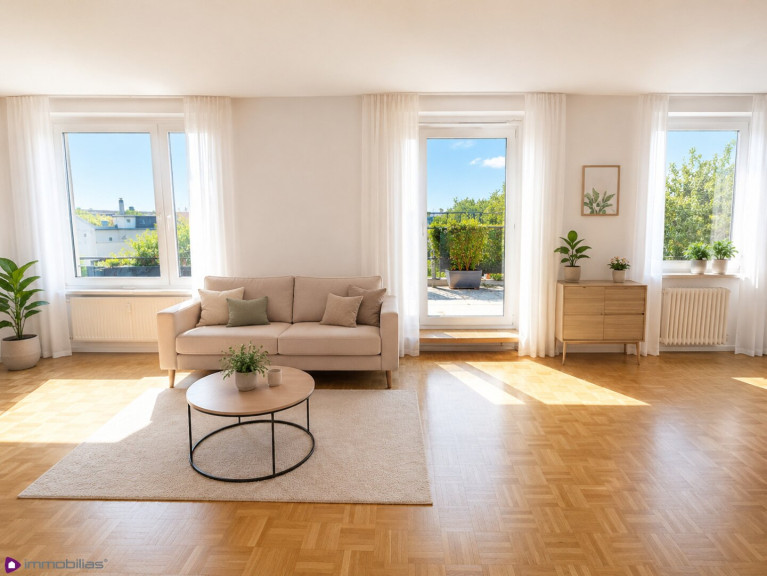 Wohnung - 1220, Wien,Donaustadt - Heimkommen- ankommen.... Ruhe, XXL Terrasse und Fernblick inklusive!