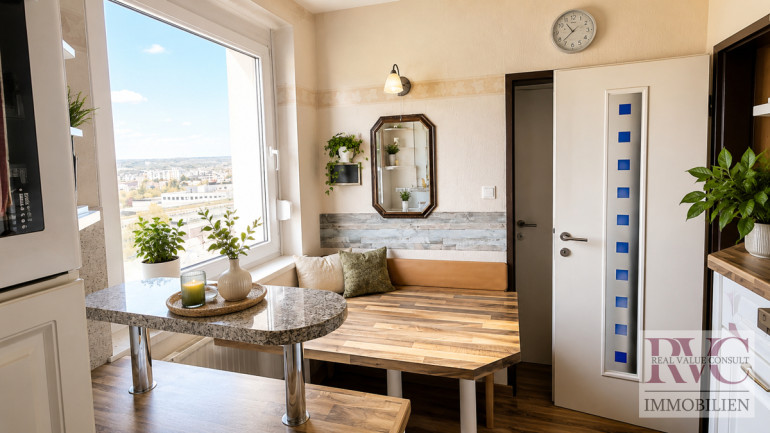 Wohnung - 3500, Krems an der Donau - Gut geschnittene 3-Zimmer-Wohnung mit Loggia, Infrarotkabine & Aussicht in Krems