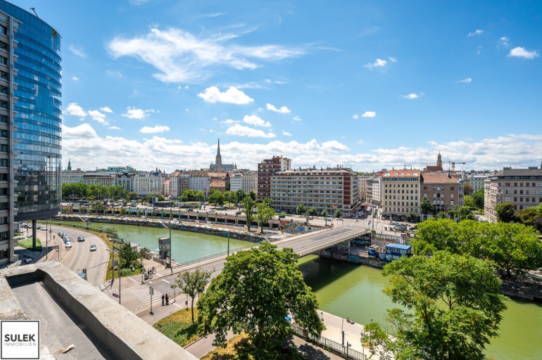 Wohnung - 1020, Wien - ERSTBEZUG nach Generalsanierung mit Fernblick (Donaukanal, Stephansdom, ...): 3 Zimmer + Küche - Miete inkl. Heizkosten!