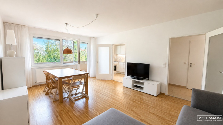 Wohnung - 1130, Wien,Hietzing - Wohnen im Grünen – gepflegte 3-Zimmer-Wohnung mit Loggia | ZELLMANN IMMOBILIEN