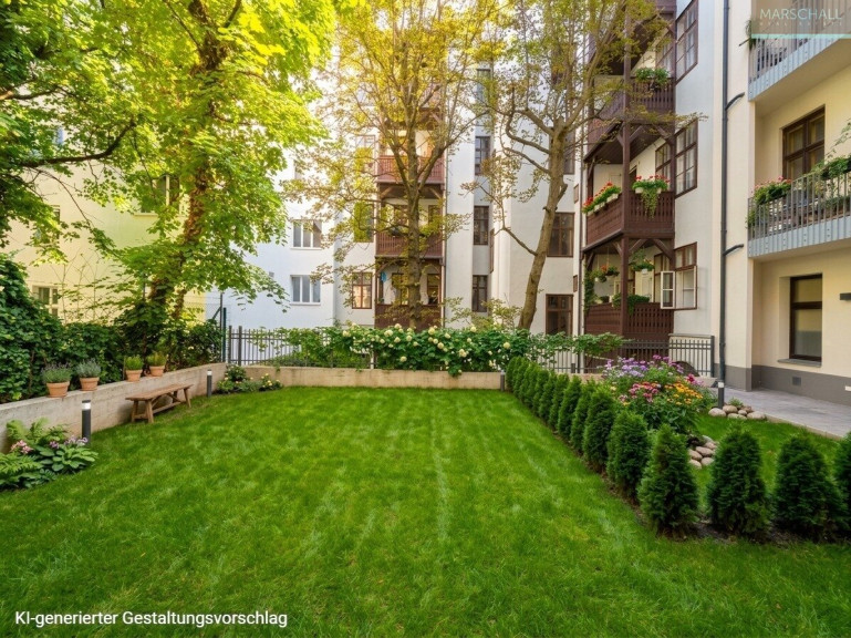 Wohnung - 1090, Wien - Urbanes Altbaujuwel mit Eigengarten