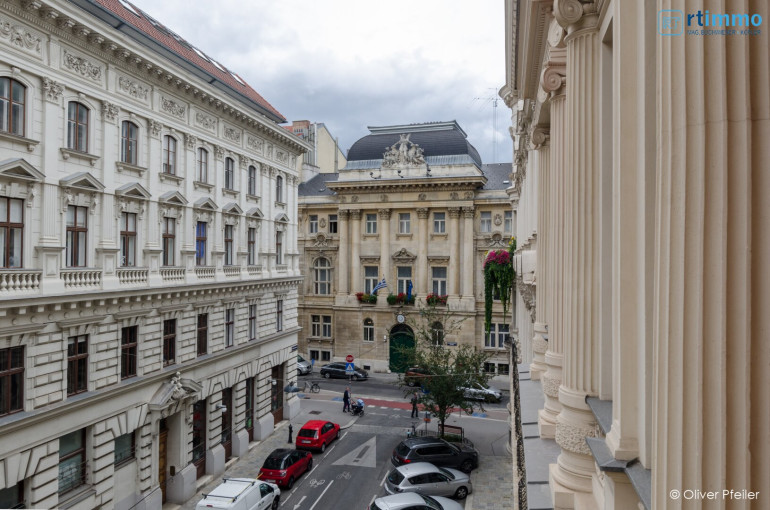 Wohnung - 1040, Wien - REPRÄSENTATIVE 5-ZIMMER-ALTBAUWOHNUNG MIT KLOPFBALKON IM BOTSCHAFTSVIERTEL