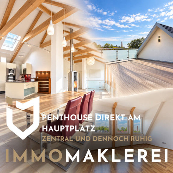 Wohnung - 4540, Bad Hall - PENTHOUSE DIREKT AM HAUPTPLATZ - ZENTRAL UND DENNOCH RUHIG