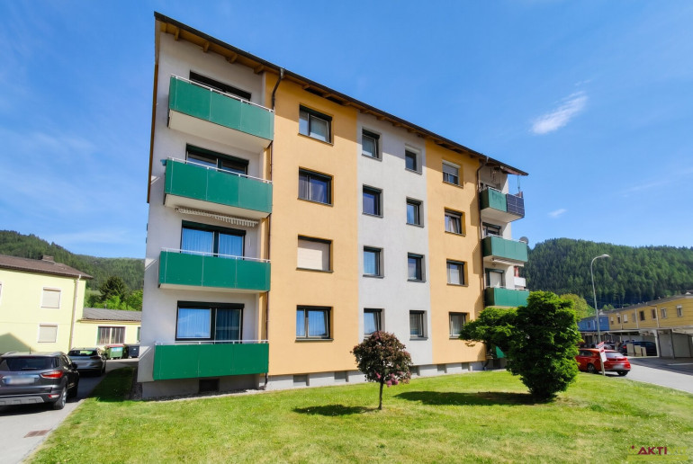 Wohnung - 8650, Kindberg - Zentral wohnen in Kindberg - gepflegte 3-Zimmer-Wohnung mit Balkon