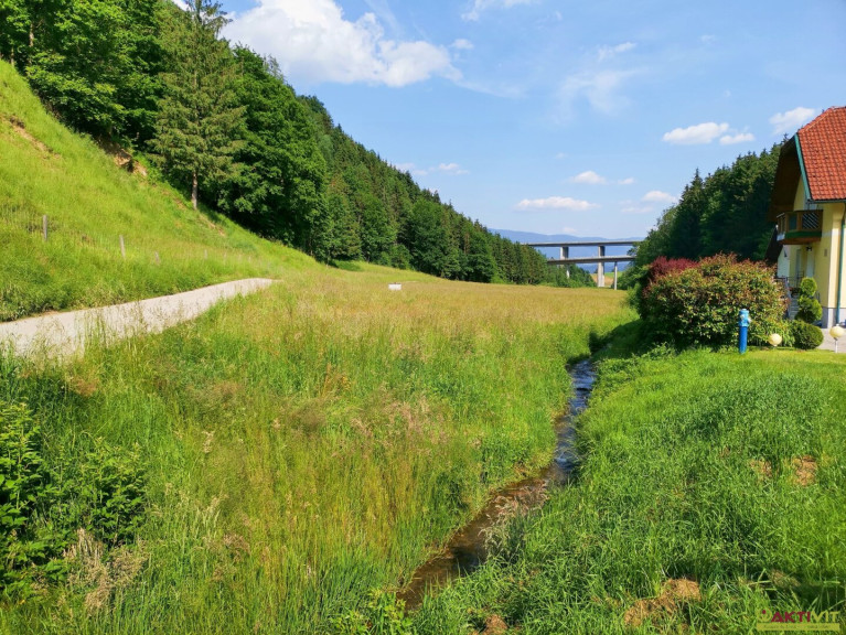 Grundstück - 9433, Schönweg-St. Andrä - Wohnbau-Grund mit Garten-Anteil. - Ruhelage sehr nah bei der Koralmbahn. - Leben im Grünen.