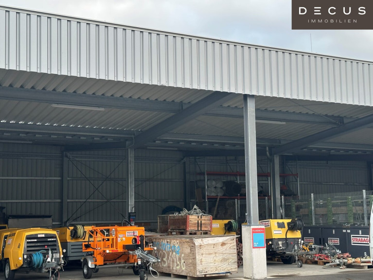 Halle / Lager / Produktion - 3100, St. Pölten - | Großzügige Büroflächen im Süden von St. Pölten | direkt an der Autobahn A1 | Lagerhalle | Flugdach | Freifläche | Stellplätze