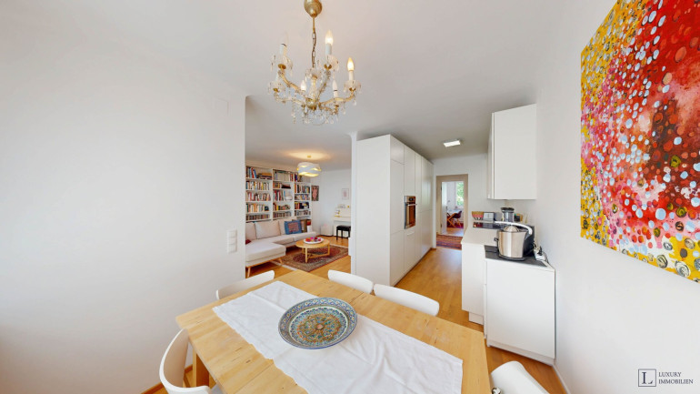 Wohnung - 1190, Wien,Döbling - Charmante 3-Zimmer-Wohnung mit Loggia in ruhiger Lage nahe dem Währinger Park