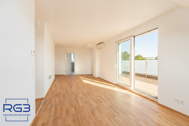 Wohnung - 1220, Wien - Weitblick DG-Wohnung in 1220 Wien: Erstbezug mit 4 Terrassen.