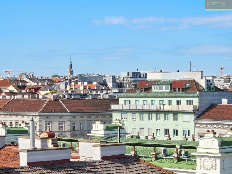 Wohnung - 1090, Wien - Vollklimatisiertes, barrierefreies Penthouse über drei Etagen mit großzügigen Terrassen und Liftzugang in alle Ebenen