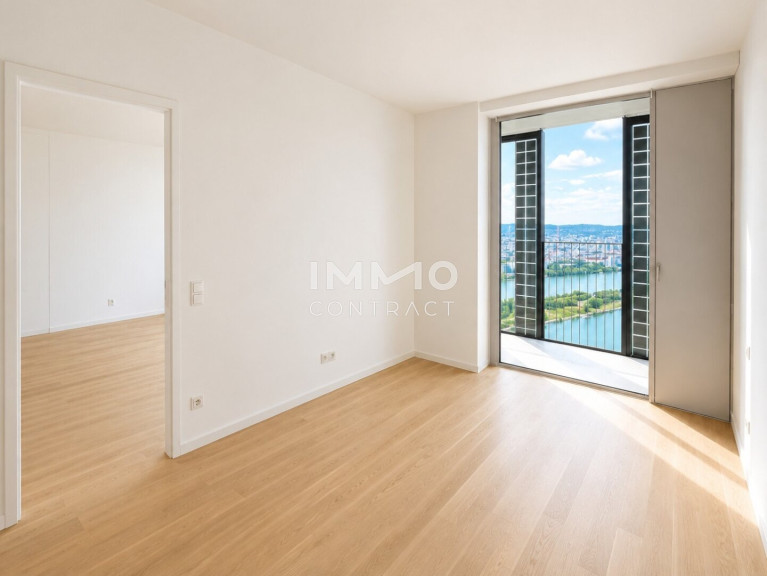 Wohnung - 1220, Wien - Neu - 40. Etage: Erstbezug mit Kahlenbergblick und Abendsonne: DC2 Tower