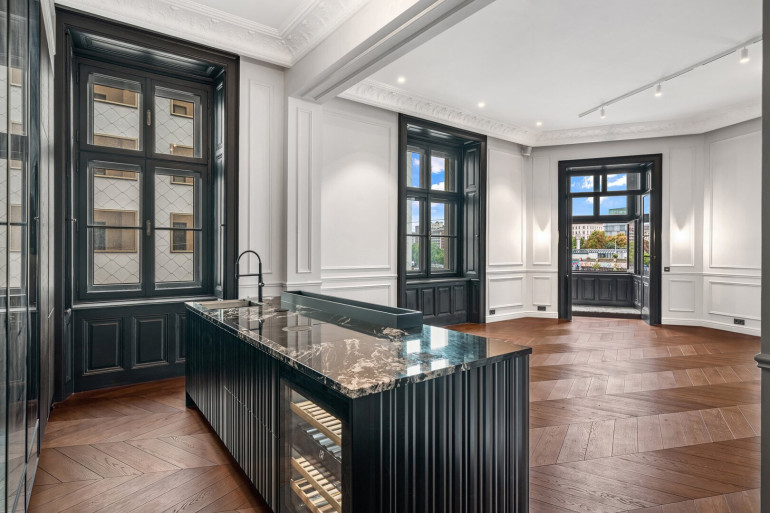 Wohnung - 1020, Wien - Zeitlose Eleganz mit Blick auf den Donaukanal, 3-Zimmer Stilaltbau, Erstbezug