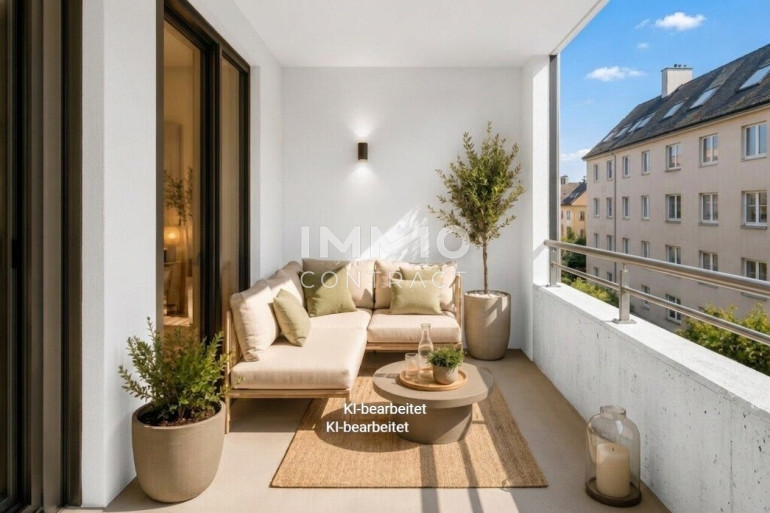 Wohnung - 1120, Wien - PREISREDUKTION - Parkside Schönbrunn – Exklusive 2-Zimmer-Erstbezugswohnung mit Westbalkon