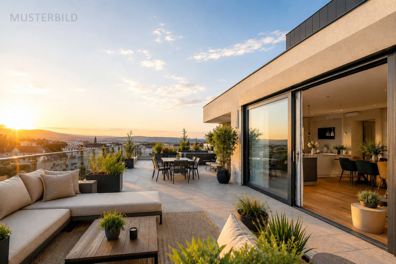 Wohnung - 8020, Graz - SÜDBLICK GRAZ-EGGENBERG | 103 M² PENTHOUSEWOHNUNG MIT 87 M² TERRASSE – BAUSTART ERFOLGT