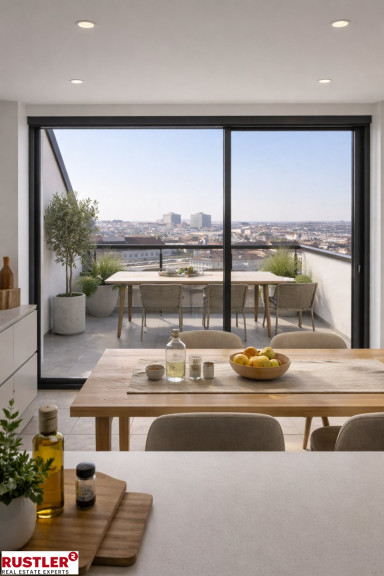 Wohnung - 1120, Wien - Erstbezug am Tivoli | DG-Maisonette mit atemberaubenden Fernblick | Fertigstellung Ende 2026