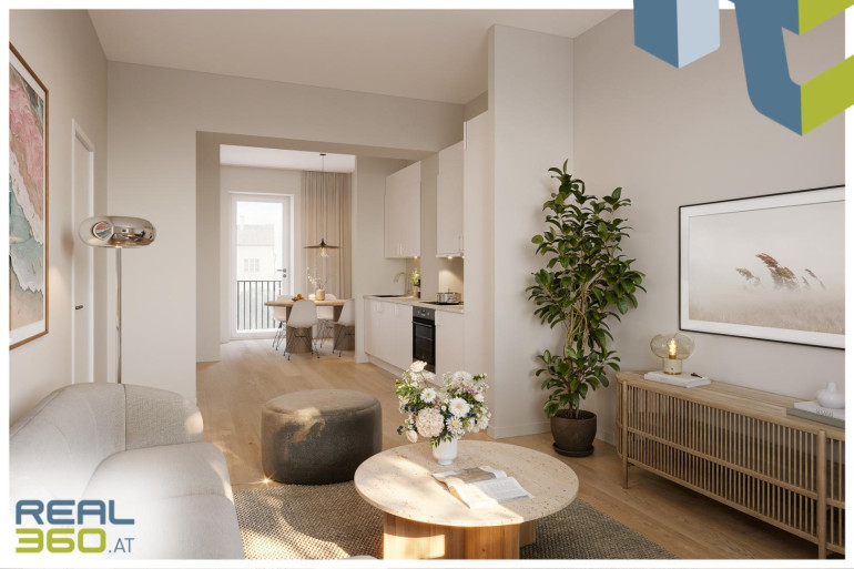 Wohnung - 4020, Linz - Top 1 - Ruhig gelegene Innenstadtwohnung mit Balkon im revitalisierten Altbau! ERSTBEZUG