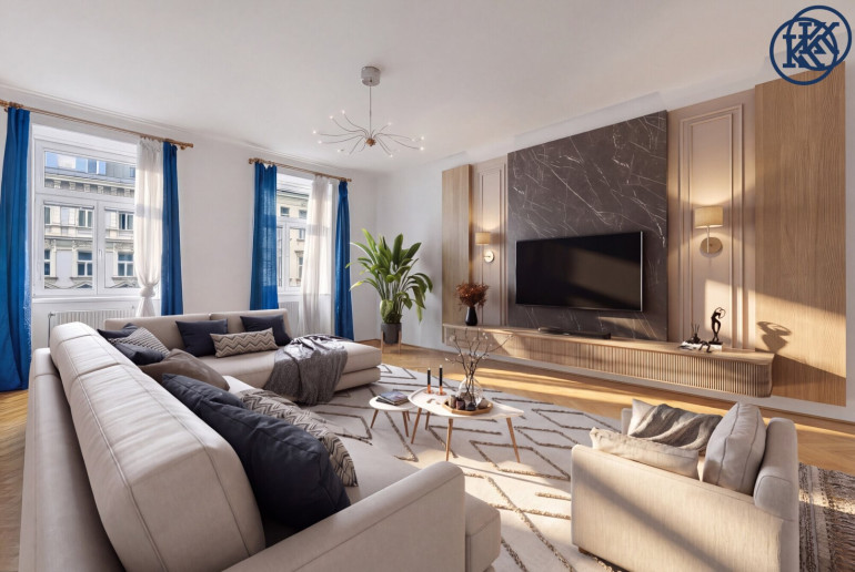 Wohnung - 1080, Wien - Elegante Altbauwohnung mit Geschichte im Herzen des 8. Bezirks
