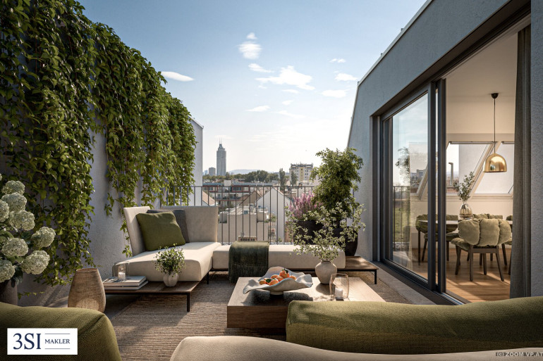 Wohnung - 1210, Wien - Am Spitz 5: Exklusiver Erstbezug im 2.Dachgeschoss mit Terrasse