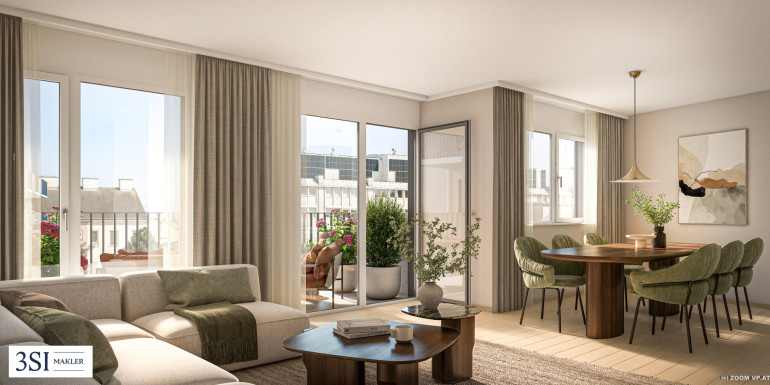 Wohnung - 1210, Wien - Am Spitz: Stilvolles Wohnen mit Balkon