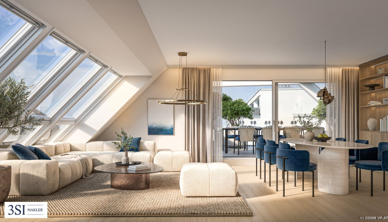Wohnung - 1210, Wien - Modern DG-Maisonette - Wo die Terrasse zum zweiten Wohnzimmer wird