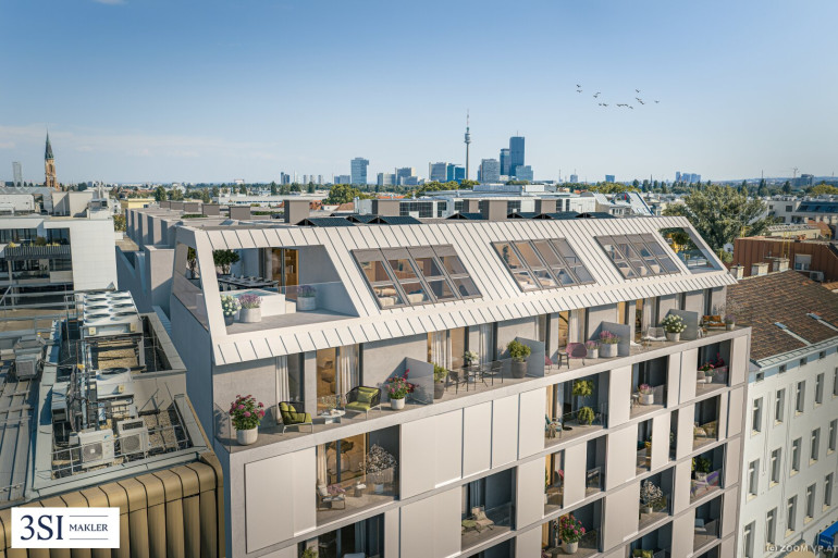 Wohnung - 1210, Wien - Trendige Dachgeschosswohnung mit Balkon – Urbaner Chic und viel Charme