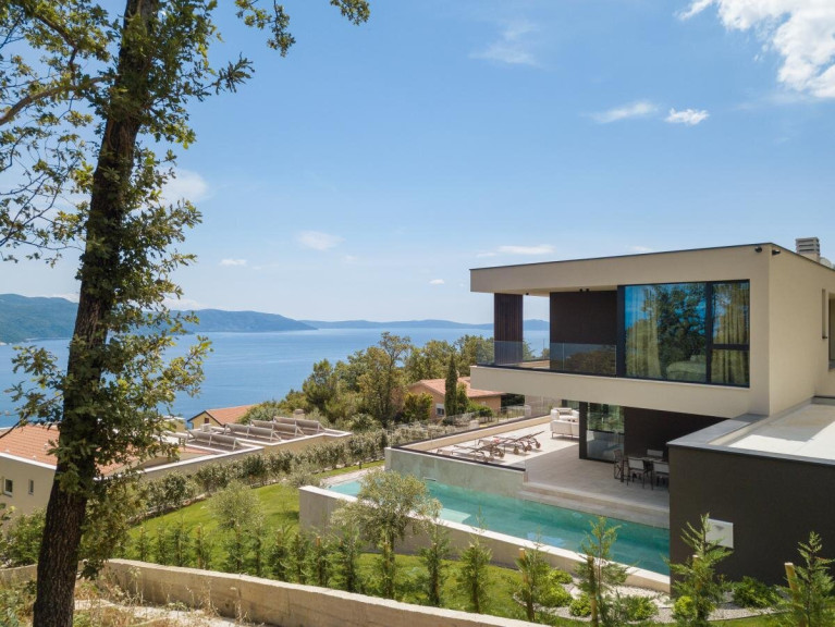 Haus - 52220, Labin - Moderne Luxusvilla an Istriens Ostküste - Privatsphäre und Weitblick
