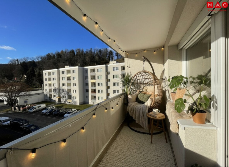Wohnung - 8700, Leoben - Familienfreundliche 3 Raum-Wohnung mit sonniger Loggia in toller Lage ab 01.11.2026 verfügbar