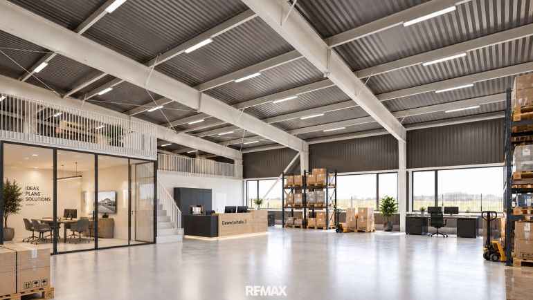 Halle / Lager / Produktion - 2333, Leopoldsdorf - Großzügige Gewerbehalle mit ca. 400 m² & hoher Raumhöhe in Leopoldsdorf
