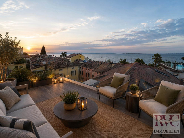 Wohnung - 25015, Desenzano Del Garda - Exklusiver Rückzugsort am Gardasee – Penthouse in Bestlage von Desenzano